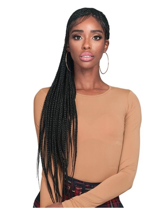 MLF511 Simone Insta Braid Braided Lace Front Wig Bobbi Boss