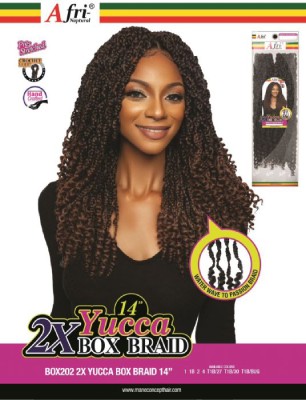 2X Yucca Box Braid 14 2X Yucca Box Braid 14