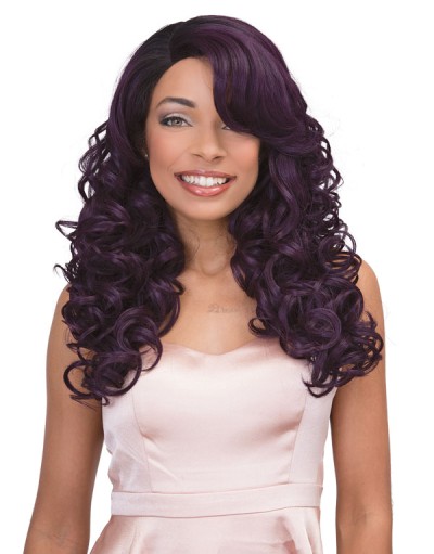 Minky 13x4 Princess Human Hair Blend Lace Front Wig By Janet