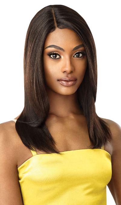 Natural Straight 20-22 Outre My Tresses Gold Label Lace Front Wig