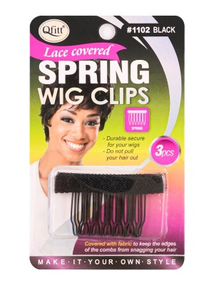 Qfitt Spring Lace Wig Clip #1102 1Dzn