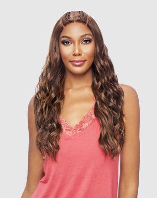 TM3 Karen Triple Middle Part Designer Lace Front Wig By Vanessa