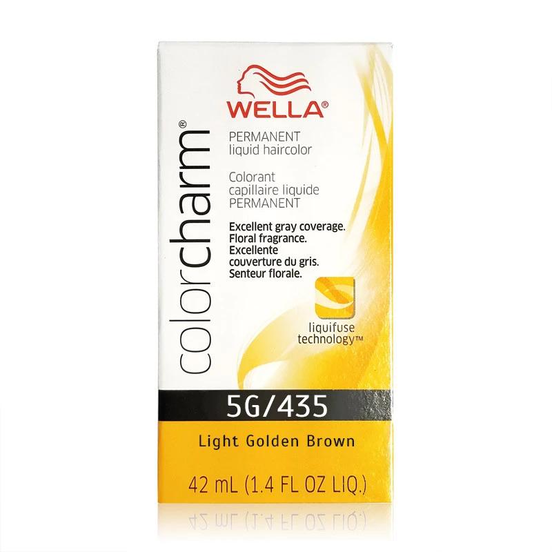 Wella Color Charm Liquid Hair color 5G/435 Light Golden Brown, 1.4 oz